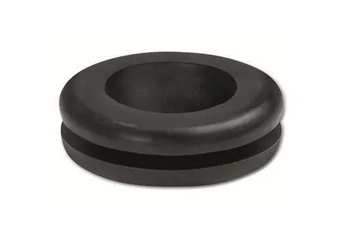 HellermannTyton Kabeldurchfuhr HELLERMANNTYTON Durchführungstülle, 633-04010, Schwarz, PVC, ∅ 5 mm, 1