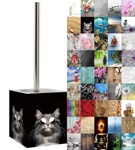 Sanilo WC Bürste Cool Cat in schwarz von Sanilo