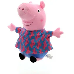 Peppa Wutz Plüschfigur (31cm) Plüschtier Kuscheltier Stofftier Pig Schweinchen Schorsch Kaktus-Hemd