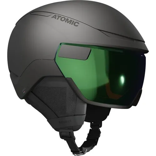 ATOMIC REVENT GT AMID Visor HD Black - 59-63 - Skihelm mit Hybrid Konstruktion für geringes Gewicht und hohen Schutz, ausgestattet mit innovativem Holo Core für maximale Dämpfung bei Stößen - ideal für Sicherheit und Komfort auf der Piste.