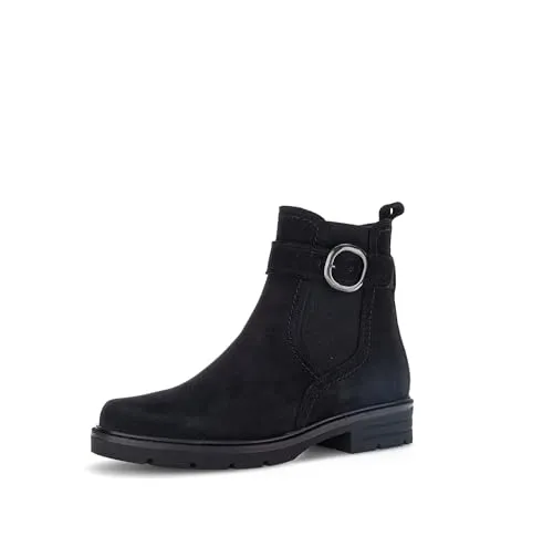 Gabor Damen Chelsea Boots - Bequeme Stiefeletten für jeden Anlass - Wanderschuhe mit Wechselfußbett und Best Fitting für optimalen Komfort, ideal für den Übergang und winterliche Tage.