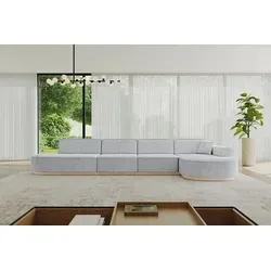 ALTDECOR Ecksofa MARI-L3-v1 in Grau – L-Form mit Stil und Komfort