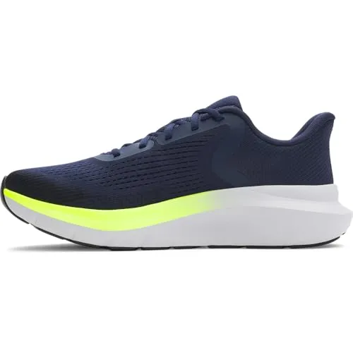 Under Armour Rogue 5 Laufschuhe EU 43 - Navy-High Vis Yellow-Black - Leichte, atmungsaktive Laufschuhe mit Charged Cushioning® für optimale Dämpfung und Reaktionsfreudigkeit. Ideal für Läufer, die Komfort und Geschwindigkeit suchen.