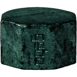 gebofittings Temperguss Gewindefittings 300 - Kappe 3/8, 6-Kant, verzinkt