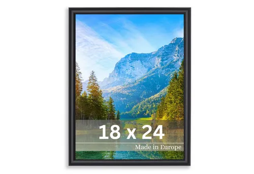 Victor (Zenith) Bilderrahmen David, Bilderrahmen Schwarz 18x24 cm, Bilderrahmen Art Deco