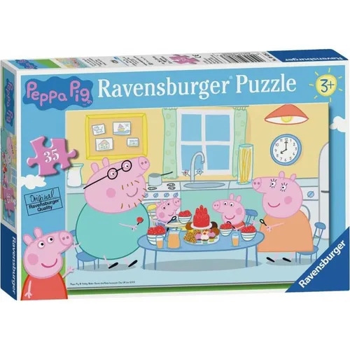 RAVENSBURGER Puzzle Peppa Pig: Familienzeit 35 Teile