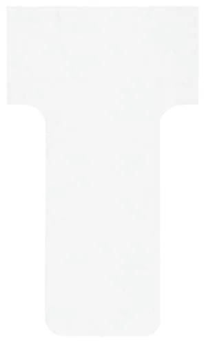 Nobo T-Karten Tabs B oben 15 mm unten 28 x 49 x 16,5 mm Größe 1 100 Stück weiß