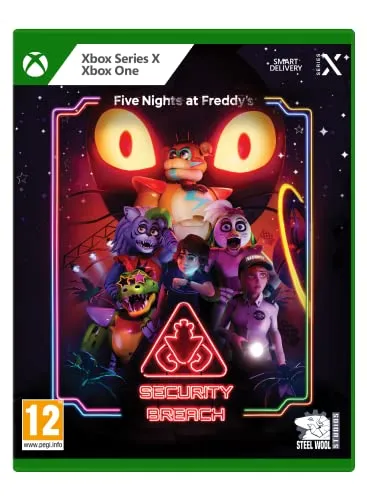 Five Nights at Freddy's: Security Breach - Xbox ONE & Series X - Action & Abenteuer mit spannenden Horror-Elementen, erlebe das Spiel auf Blu-ray, ideal für Fans der Reihe und geeignet für Spieler ab 12 Jahren.