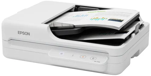 Epson WorkForce DS-1730 - Kompakter Flachbett-Scanner - Drucker & Scanner mit ADF für flexibles Vorlagenhandling, ideal für Büroalltag und Homeoffice, liefert qualitativ hochwertige Ergebnisse.
