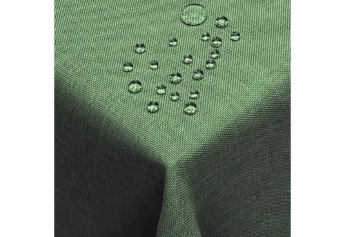 DecoHomeTextil Heimtextilmanufaktur Tischdecke Leinen Optik Tischdecke Tischtuch Abwaschbar Wasserabweisend