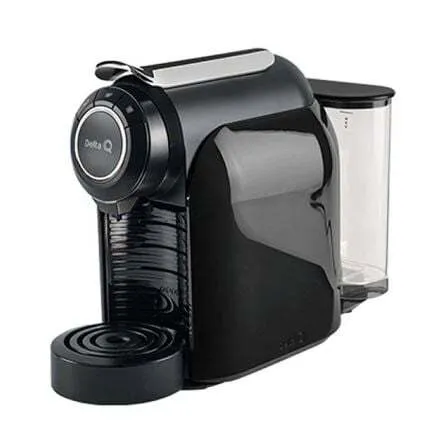 Delta Qool Evolution Kapselkaffeemaschine Schwarz - Kaffeevollautomat mit innovativem Design, 1L Wassertank und einfachem Gebrauch. Ideal für Kaffeeliebhaber, die Wert auf Qualität und Vielseitigkeit legen.