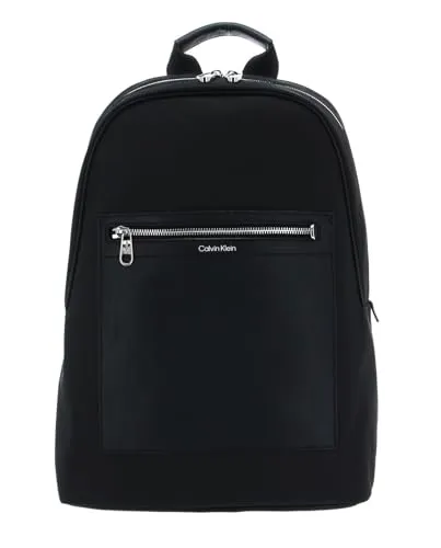 Calvin Klein Classic Repreve Round Backpack CK Black in schwarz von Calvin Klein