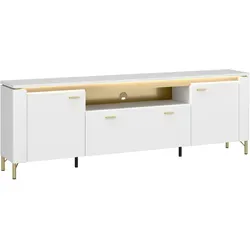 TV-Element Lazio Weiß B: 200,3 cm