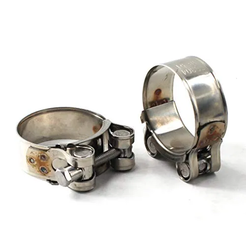 52-55mm Schlauchschellen Edelstahl 304 Rohrschelle (2 Stück)