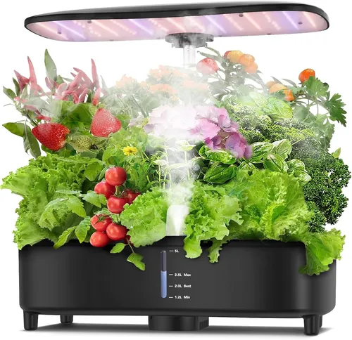 Sonidko Hydroponik Anzuchtsystem mit Zerstäubungstechnologie und LED-Lampe