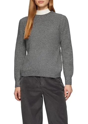 s.Oliver Rippstrick Pullover - Regulär geschnittener Pullover aus elastischem Rippstrick, wärmend und weich. Ideal für vielseitige Looks, mit Crew Neck und langen Ärmeln, perfekt für kühle Tage.