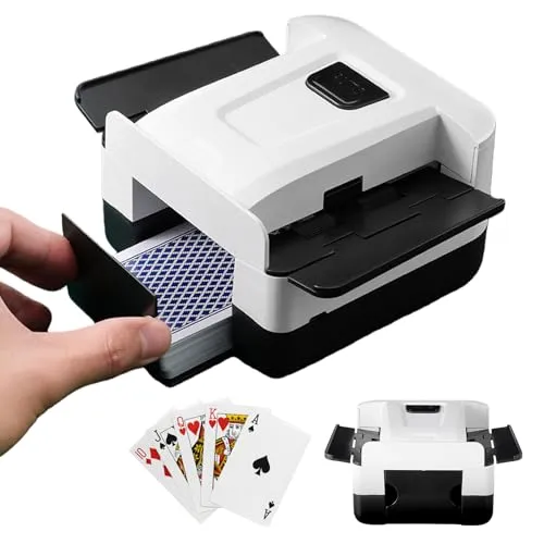 Behogan Elektrische Kartenmischmaschine für 1-2 Decks