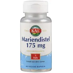 Mariendistel Extrakt 175 mg Kapseln - 60 St - Nahrungsergänzungsmittel für die Lebergesundheit, unterstützt die Entgiftung und schützt die Leberzellen.