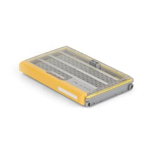 PLANO EDGE 3600 Hook Utility Box, klar/gelb, Tackle Storage Zubehör, wasserdichter und rostbeständiger Behälter für Angelhaken