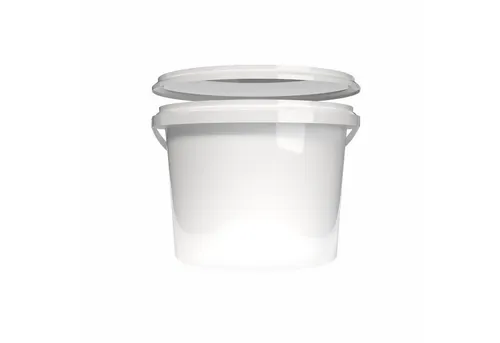 FixedByU Putzeimer Kunststoffeimer mit Deckel, PP, rund, Weiß, (Eimer-Set, 50-tlg., Eimer mit Deckel), luftdicht, stapelbar, lebensmittelecht, rutschsicher, recyclebar