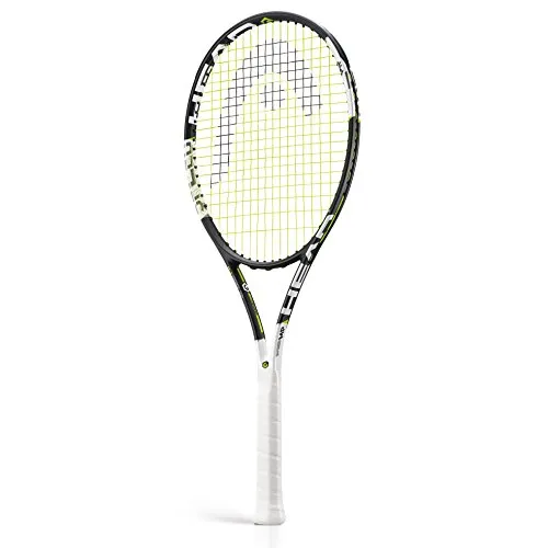 HEAD Erwachsene Schläger Graphene XT Speed MP, Mehrfarbig (Schwarz/Grün/Weiß), 40, 0726423967200
