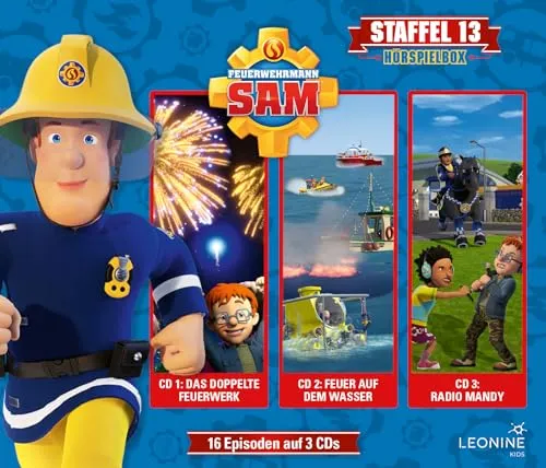 Feuerwehrmann Sam - Staffel 13 3cd-Box von LEONINE
