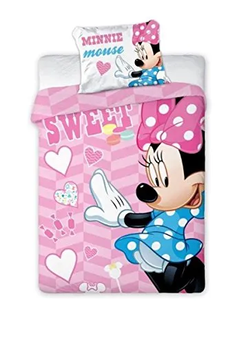 tlg Kinderbettwäsche 100x135 40x60 Disney 898 Minnie Mouse 2