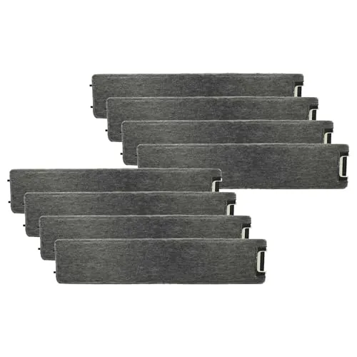 vhbw 8x Aktivkohlefilter kompatibel mit Imperial DMA 64, DA 846, DFA 734, DFA 934, DMA 62, DMA 74, DMA 94 Dunstabzugshaube - 50 x 10,4 x 3 cm
