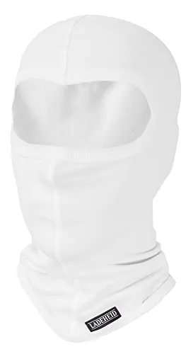 Ladeheid Sturmhaube Kinder Skiunterwäsche Kinder Thermoaktiv Bequem und Atmungsaktiv LA-200 (Weiß/Weiß, One Size)