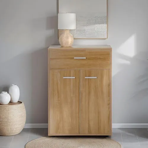 Produktbild CARO-Möbel Highboard TOMMY, Kommode in Sonoma Eiche