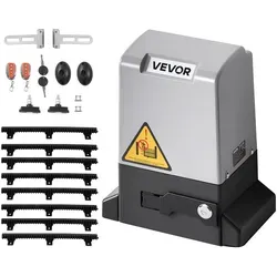 VEVOR 550W Schiebetorantrieb für Hoftore bis 1500kg - Sonstige Elektroinstallationsartikel mit langlebigem Kupfermotor und robuster Bauweise. Ideal für Tore bis 25m, wasserdicht und staubdicht für zuverlässigen Einsatz.