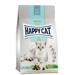 Happy Cat Adult Sensitive Light Katzenfutter 4 kg - Katzenfutter für sensible Katzen, kalorienreduziert und ideal zur Gewichtskontrolle, 4 kg Packung