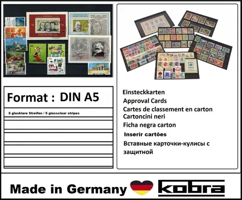 Briefumschläge Schwarz von Kobra