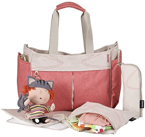 Okiedog Wickeltasche Urban Metro - Stilvolle Umhängetasche - Wickeltasche mit großem Innenfach, isolierten Außentaschen und antibakterieller Wickelunterlage. Ideal für stilbewusste Eltern, die Funktionalität und Design vereinen möchten.