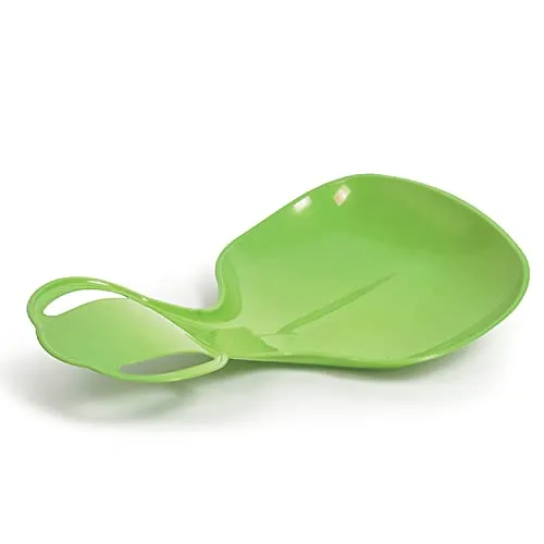 Prosperplast Sport Bear Schneerutscher aus Kunststoff Schnee Poporutscher Porutscher Schneeflitzer für Kinder (Grün)