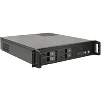 Inter-Tech IPC 2U-2504 Rack-Montage Gehäuse - Server-Gehäuse für micro ATX mit Hot-Swap-Funktion, ideal für flexibles und schnelles Datenspeichern ohne Ausfallzeiten.