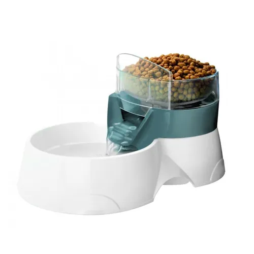 Europet PET FEEDER 2in1 GREY Futterautomat für Katzen