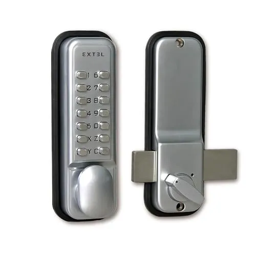 Extel WECA109057 Codeschloss Set – Mehrfarbig - Praktisches Codeschloss Set für mehr Sicherheit. Mit kompakten Maßen und robuster Bauweise ideal für den täglichen Einsatz in verschiedenen Bereichen.