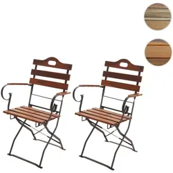 2er-Set Biergartenstuhl HWC-J40 - Klappstuhl aus Akazie, Gastronomie-Qualität - Gartenstühle in Gastro-Qualität, MVG-zertifiziert. Zusammenklappbar und platzsparend, ideal für Garten, Terrasse oder Balkon. Hochwertige Verarbeitung und wetterfestes Akazienholz sorgen für Langlebigkeit und Komfort.