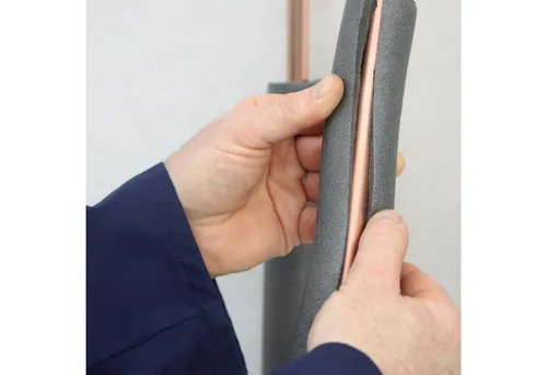 Rohrisolierung 54mm, 2m Isolierschlauch, 9mm Dämmung, Heizung Sanitär