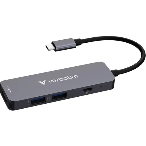 Verbatim USB-C Essentials Multi- Port Hub 4 Port 32155
