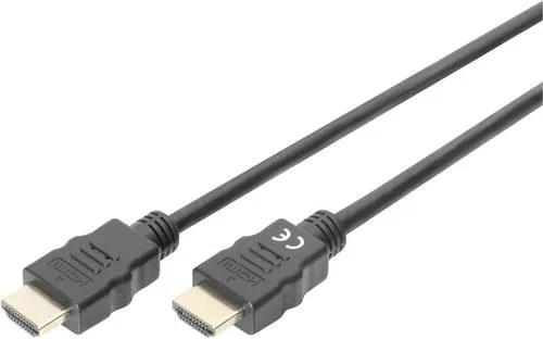 Digitus HDMI Anschlusskabel HDMI-A Stecker, HDMI-A Stecker 1.00 m Schwarz DB-330123-010-S 4K UHD, Audio Return Channel HDMI-Kabel