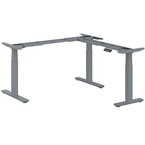 Ergotopia Eckschreibtisch Desktopia Edge - Elektrisch höhenverstellbar in L-Form - Eckschreibtisch für ergonomisches Arbeiten, elektrisch höhenverstellbar für Sitz- und Stehpositionen, ideal für Home Office und Büro.
