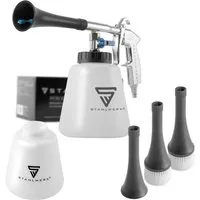 STAHLWERK Druckluft-Reinigungspistole RP-90 ST - Druckluftpistolen mit Tornado-Effekt für müheloses Entfernen von hartnäckigem Schmutz, ideal für Innenräume von Fahrzeugen und vielseitige Oberflächen.