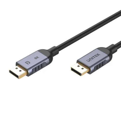 Kabel DisplayPort 1.4 Unitek C1628GY01-1M, 8K@60Hz, 4K@240Hz, 1m Unitek