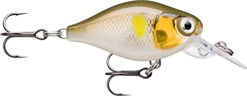 Rapala - X - Light Kurbel Mid Runner Fischereiköder Kunststoffkonstruktion - schwimmender Süßwasserköder - Stufentiefe 1,8 m - Größe 3,5 cm / 4g - Made in Estland - Ayu