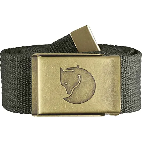 Fjällräven Canvas Brass Belt 4 cm Mountain Grey in beige von Fjällräven