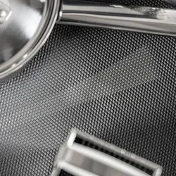 Ms Beschläge - Kunststoffmatte Schubladenmatte Küchenschrankmatte 48x500cm Antirutschmatte Anthrazit