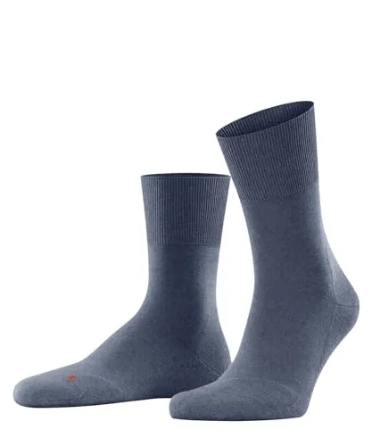FALKE Unisex Socken Run U So Baumwolle Funktionsmaterial einfarbig 1 Paar, Blau Light Denim 6660, 44-45
