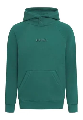 Bench. Herren Hoodie Sankey, Farbe:DK Green, Größe:L